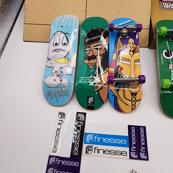 Tech Deck Lot Fingerboard Ramps Stickers Toy Machine SK8MAFIA Finesse Skate - Picture 2 of 7